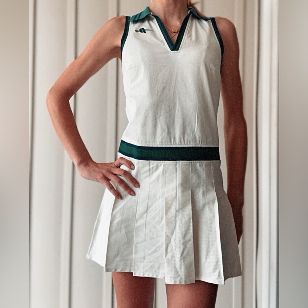 NWOT Prince Pickleball/Tennis Collared, V-Neck Dress w Pleated skirt